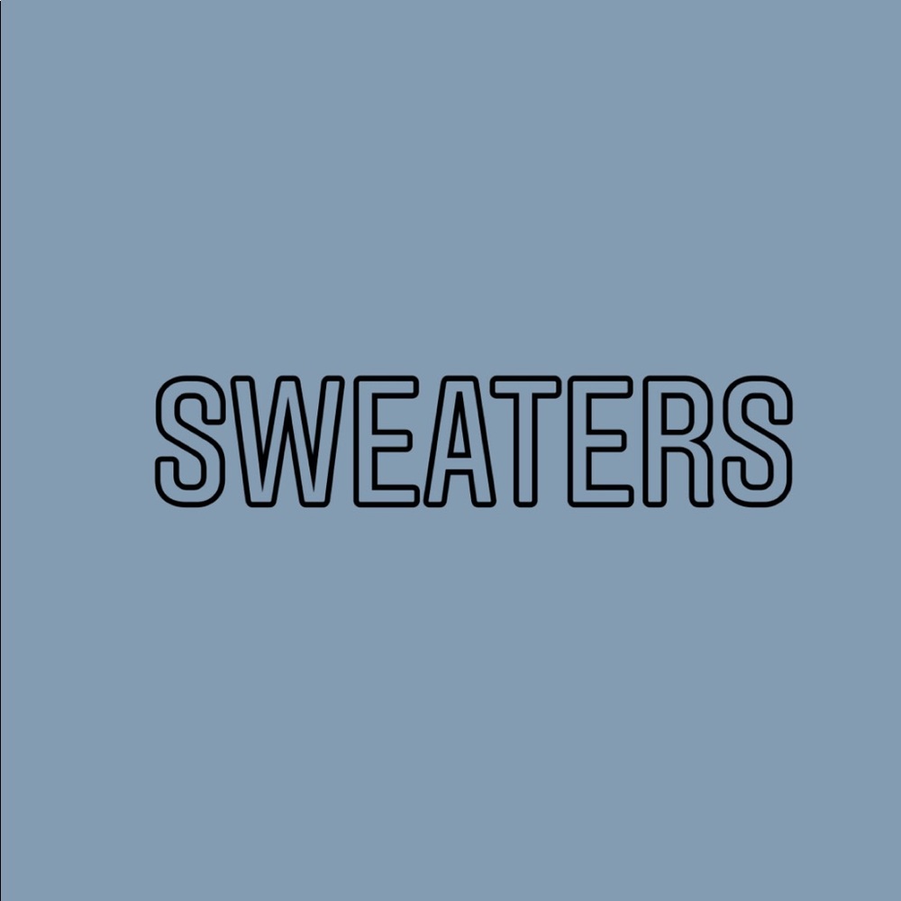 SWEATERS IN MY CLOSET